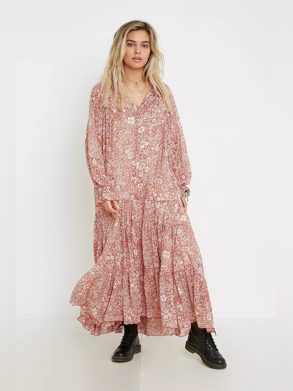 Free People Feeling Groovy Floral Maxi Dress